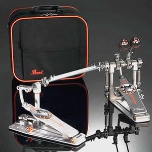 Pearl Demon Drive double Bass Drum Pedal Like New with case etc.